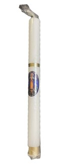 Gromnica biała 40cm Matka Boska Gromniczna WILK | GZ-012