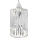 ŚWIECA transparentna akrylowa bezpłomieniowa Wkład do Zniczy Led 6 cm