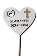 Serce na piku 3szt. KOCHANYM DZIADKOM