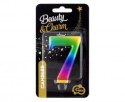 Świeczka B&C cyferka 7 Galaxy 8,0 cm tęczowa PF-SCG7