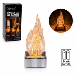 Świeczka led na baterie 2xLR6/AA wym.15 x 6,5 x 6,5cm A7164W