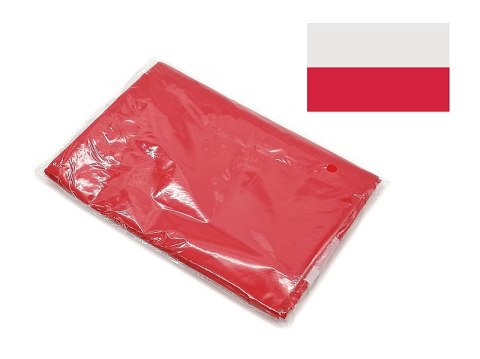 Flaga Polski na drzewiec 90 x 60 cm